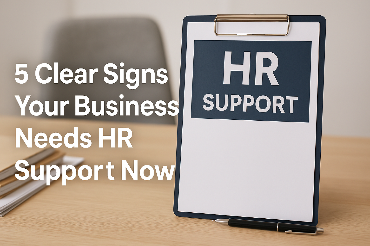 5 Clear Signs Your Business Needs HR Support Now